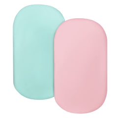 Coldwind bassinet sheet texture close-up shows ultra-soft microfiber for cozy sleep.
