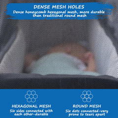 Coldwind mini crib insect netting keeps indoor naps bite-free and comfortable