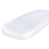 Coldwind satin bassinet sheet fabric closeup highlighting silky texture for baby comfort