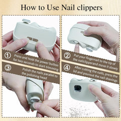 Colefoy nail clipper debris storage keeps nails tidy during trimming