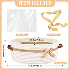 Colingmill gift basket with handles ready for easy transport and gifting
