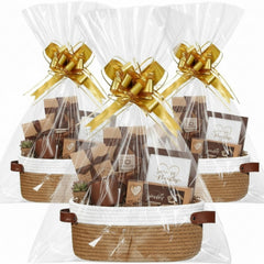 Colingmill three-pack woven basket with handles for stylish gift presentation.