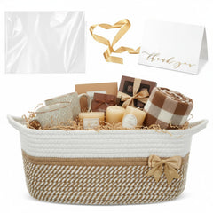 Colingmill Valentine’s basket with 14x10x6 woven frame for elegant gift presentation.