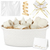 Colingmill Valentine’s woven basket ready for elegant gift presentation.