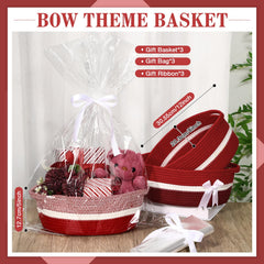 Colingmill woven basket with handles ideal for presenting gifts and carrying contents.