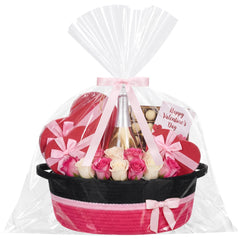 Colingmill gift basket empty with bow ready for gifting and display