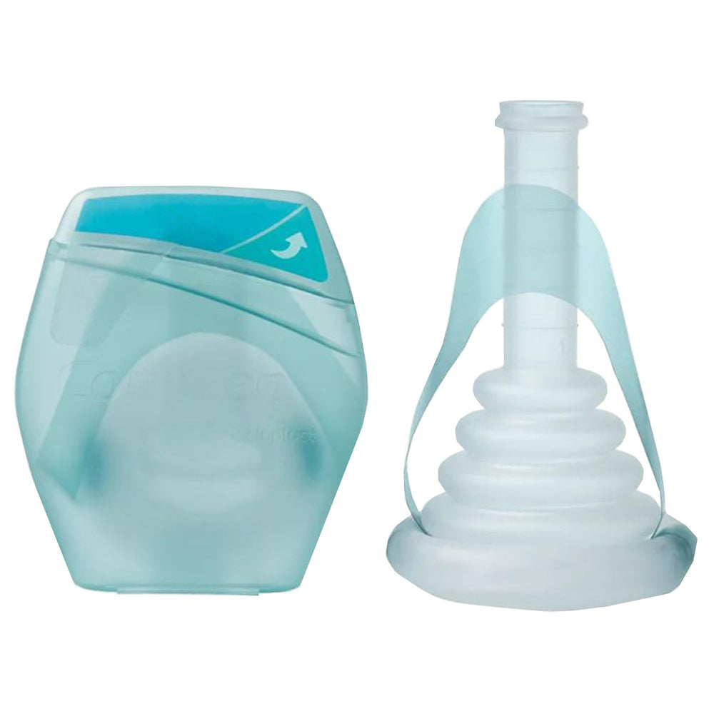 Coloplast Conveen Optima packaging showing compact, discreet storage for easy access.