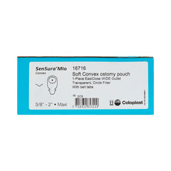SenSura Mio adaptive convex shell with elastic adhesive for uneven skin.
