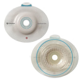 Coloplast SenSura Mio Click barrier connection with audible lock for secure two-piece use.