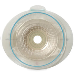 Coloplast SenSura Mio Click elastic adhesive close-up showing flexible skin contact.