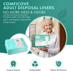 COMFICOVE liners compatible with Janibell Akord 330 for easy waste management.