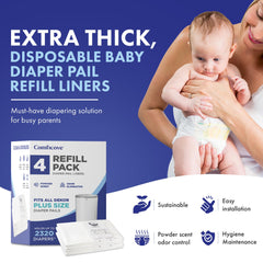 COMFICOVE fresh scent refills keep nursery smelling clean