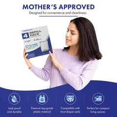 COMFICOVE odor-control liners reduce odors between changes