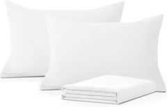 Comfort Beddings toddler pillowcase 14x20 flatlay showing ultra-soft cotton-poly blend for cozy naps