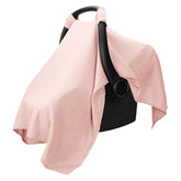 Comfy Cubs Baby Car Seat Cover in soft-breathable fabric for infant comfort.