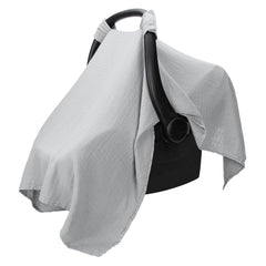 Comfy Cubs baby car seat cover in soft breathable fabric for a comfy ride.