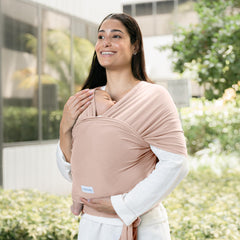 Comfy Cubs one-size wrap with adjustable support fits all caregivers for secure, ergonomic wear.