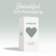 Comfy Cubs fern gift box presentation makes a thoughtful baby shower gift.