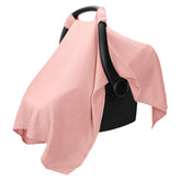 Comfy Cubs soft-breathable bamboo-rayon muslin cover keeps baby calm in sun