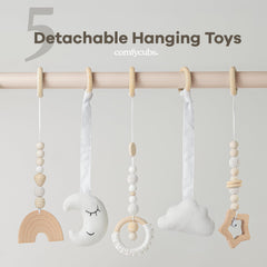 Tool-free assembly lets you set up in minutes and move rooms easily.