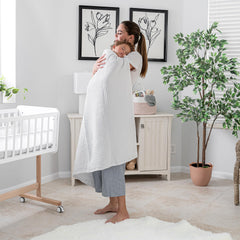 Travel-ready Comfy Cubs blanket folds compactly for stroller or car trips.