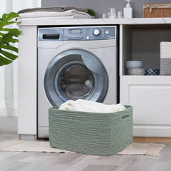 COMFY-HOMI baby nursery storage basket safe for toy and clothing organizing.