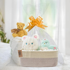 COMFY-HOMI gift bag packaging visible ready-to-give gift basket.