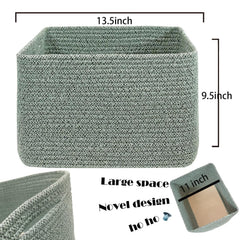 COMFY-HOMI decorative basket for shelf or wardrobe organization.