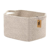 COMFY-HOMI storage basket on a shelf keeps clutter organized and accessible.