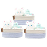 COMFY-HOMI rectangular storage basket on a shelf keeps toys organized.
