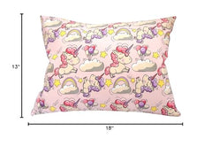 Comfy Turtles unicorn pillowcase with durable stitching after washes.