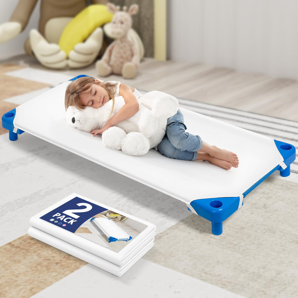 Comfyanno cot sheets fit snugly on 23x52 cots for daycare naps.
