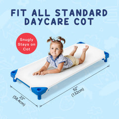 Four-corner elastic straps keep the sheet securely in place.