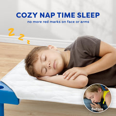Stain-resistant top layer keeps the Comfyanno mat looking fresh