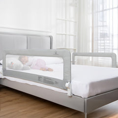 ComfyBumpy bed rail 2-pack for toddlers provides secure sleep boundaries.