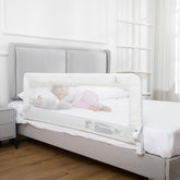 ComfyBumpy bed rail 55.5 inch length shows full bed edge coverage for toddlers