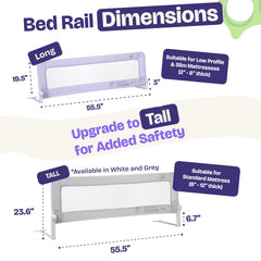 Fold-down design shown for easy access to the bed.