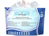 ComfyDaya SafeShield bag closed, travel-ready for bottle and nipple sterilization.