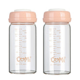COMI wide-neck glass breastmilk bottle 8oz for pumping and feeding