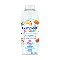 Compleat Pediatric 0.6mL bottle with unflavored formula for reduced-calorie nutrition.