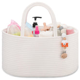 COMSE Baby Diaper Caddy Organizer top view shows spacious compartments for quick access