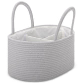 COMSE diaper caddy with handles keeps nursery essentials organized and within reach.