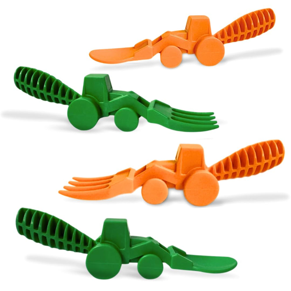 Constructive Eating toddler utensils in USA set with sturdy build for daily meals.