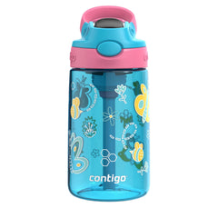 Contigo Kid's AutoSpout bottle push-button drinking for easy sips.