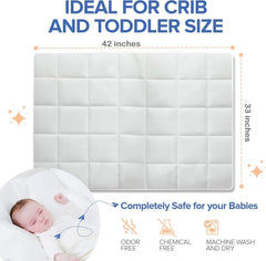 Continental Bedding toddler comforter crib setup shows standard 33x42 fit for crib or bed.