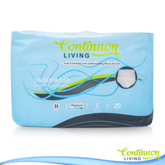 Continuon Living adult incontinence underwear pack front view for discreet daily wear.