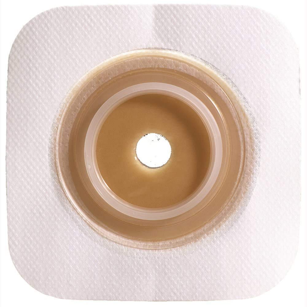 Convatec Sur-Fit Natura barrier sheet, 5x5 inches, flexible skin protection around stoma.