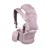 CooCooBaby hip-seat-design carrier demonstrating ergonomic baby positioning.