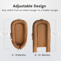 CooCooBaby adjustable ends grow with baby for longer-lasting support during tummy time and sitting.