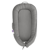 CooCooBaby infant lounger in slate gray offers cozy hug-like support for babies